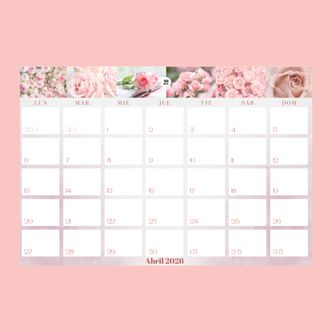 Calendario Anual 2026 A4