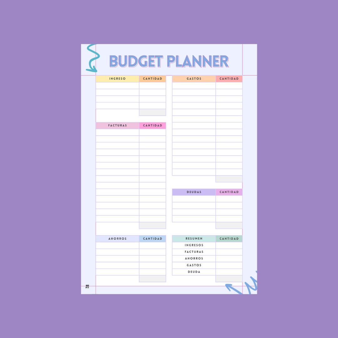 Planificador de gastos anual