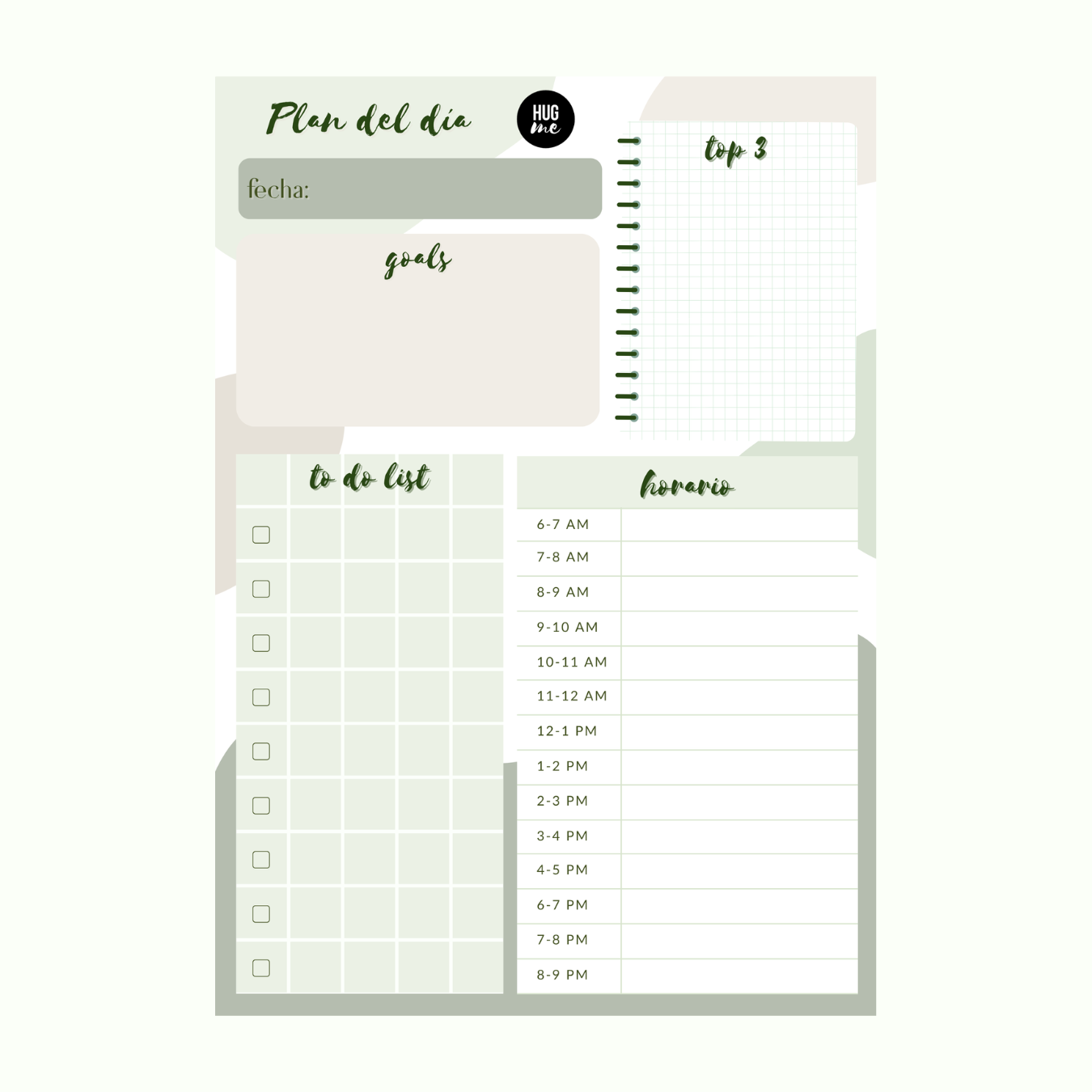 Planificador Diario A5